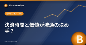 決済時間と価値が流通の決め手？の解説画像