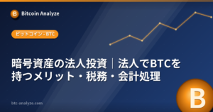 暗号資産の法人投資｜法人でBTCを持つメリット・税務・会計処理の解説画像