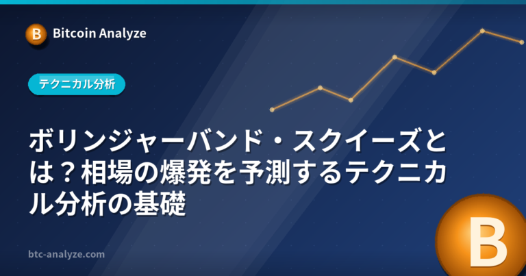 ボリンジャーバンド・スクイーズとは？相場の爆発を予測するテクニカル分析の基礎の解説画像