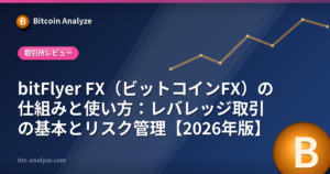 bitFlyer FX（ビットコインFX）の仕組みと使い方：レバレッジ取引の基本とリスク管理【2026年版】の解説画像