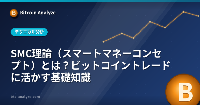 SMC理論（スマートマネーコンセプト）とは？ビットコイントレードに活かす基礎知識の解説画像