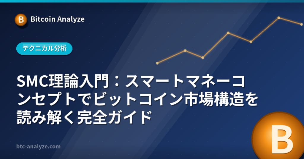 SMC理論入門:スマートマネーコンセプトでビットコイン市場構造を読み解く完全ガイドの解説画像