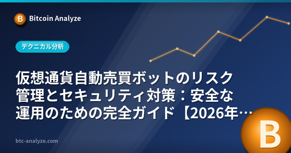 仮想通貨自動売買ボットのリスク管理とセキュリティ対策：安全な運用のための完全ガイド【2026年版】の解説画像