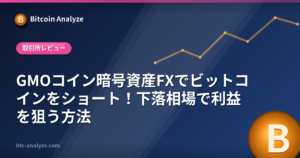 GMOコイン暗号資産FXでビットコインをショート！下落相場で利益を狙う方法の解説画像