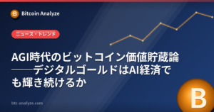 AGI時代のビットコイン価値貯蔵論──デジタルゴールドはAI経済でも輝き続けるかの解説画像