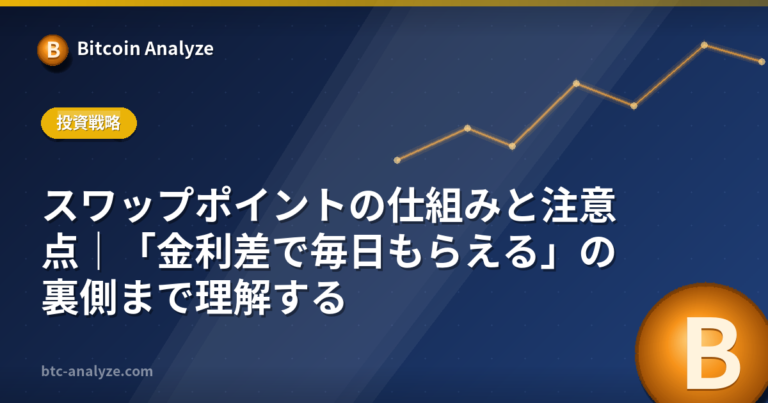スワップポイントの仕組みと注意点｜「金利差で毎日もらえる」の裏側まで理解するの解説画像